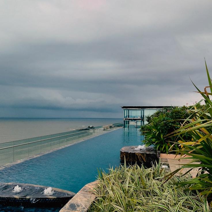 Entertainment zone at night in Germany